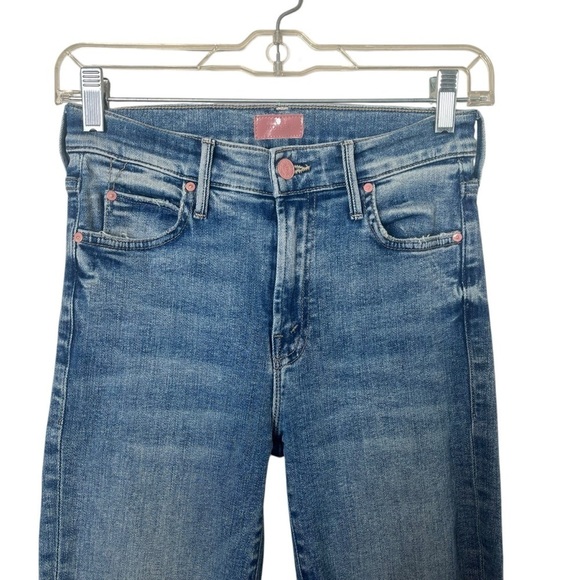 MOTHER x REVOLVE The Rascal Ankle Fray in Bonfire Lighting - Picture 4 of 14